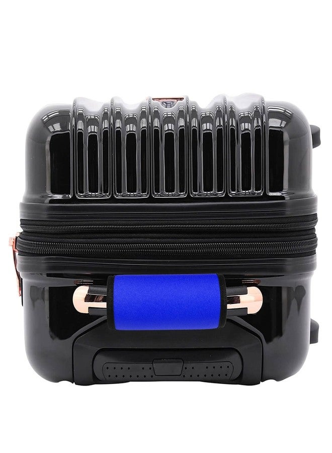 Careteilly Neoprene Luggage Handle Wrap Fluorescent Colors Luggage Identifiers (Blue) - Image 4